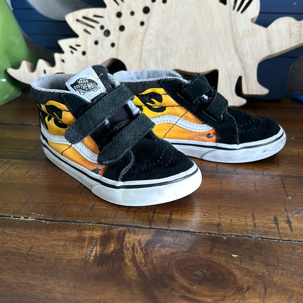 Toddler Flames Vans